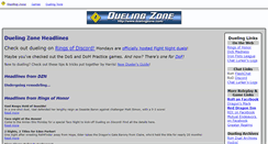Desktop Screenshot of duelingzone.org